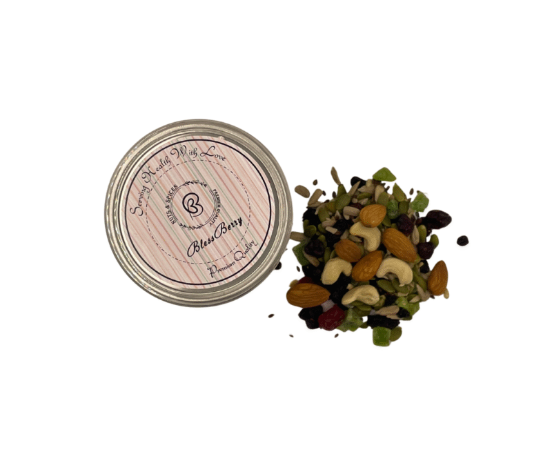 Healthy Dryfruits, Berries and Seeds Breakfast by Blessberry- 500gm - Image 3