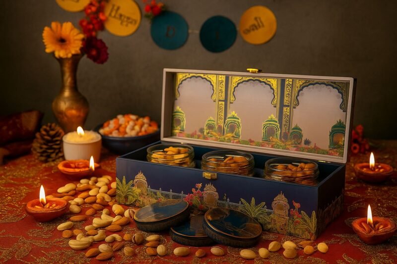Beautiful & Healthy Gift Hamper for Diwali, Wedding, Festivals And Gifting Occassions (3 Jar)